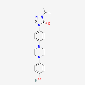 2,4-dihydro-4-[4-[4-(4-hydroxyphenyl)-1-piperazinyl]phenyl]-2-(1-methylethyl)-3H-1,2,4-triazol-3-one