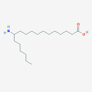 molecular formula C18H37NO2 B8516480 12-Aminooctadecanoic acid CAS No. 18526-74-4