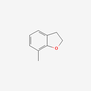 molecular formula C9H10O B8516507 7-Methyl-2,3-dihydrobenzofuran 