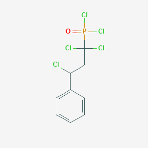 B8516591 (1,1,3-Trichloro-3-phenylpropyl)phosphonic dichloride CAS No. 39950-67-9