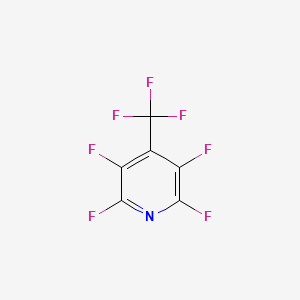 molecular formula C6F7N B8516611 Pyridine, 2,3,5,6-tetrafluoro-4-(trifluoromethyl)- CAS No. 3244-44-8