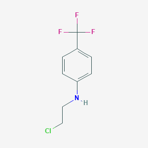 molecular formula C9H9ClF3N B8516730 N-(2-chloroethyl)-4-(trifluoromethyl)aniline 