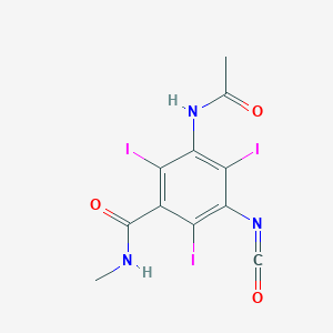 3-acetamido-2,4,6-triiodo-5-isocyanato-N-methylbenzamide
