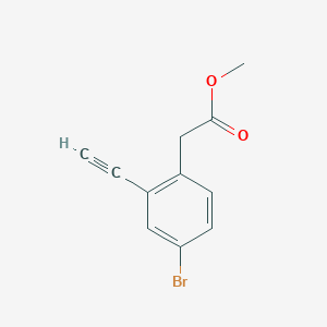 Methyl (4-bromo-2-ethynylphenyl)acetate