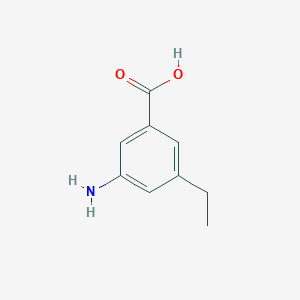 molecular formula C9H11NO2 B8516803 3-Amino-5-ethylbenzoic acid 