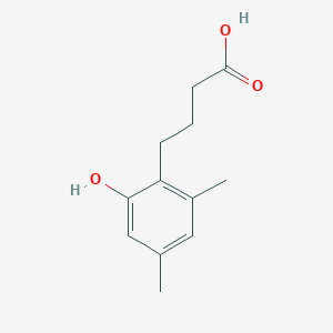 molecular formula C12H16O3 B8516824 4-(2-Hydroxy-4,6-dimethylphenyl)butyric acid 