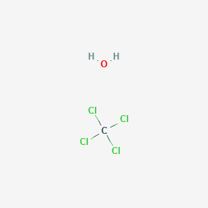 molecular formula CH2Cl4O B8516830 Carbon tetrachloride water CAS No. 61421-92-9