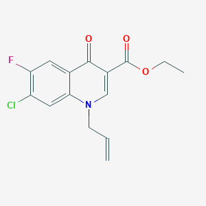 1-Allyl-7-chloro-3-ethoxycarbonyl-6-fluoro-4-oxo-1,4-dihydroquinoline