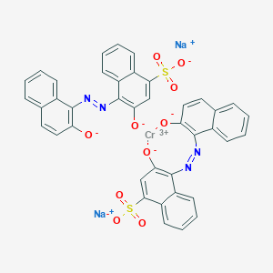 Disodium;chromium(3+);1-[(2-oxidonaphthalen-1-yl)diazenyl]-4-sulfonaphthalen-2-olate;3-oxido-4-[(2-oxidonaphthalen-1-yl)diazenyl]naphthalene-1-sulfonate