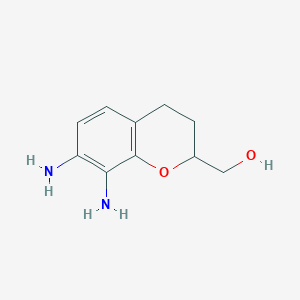 molecular formula C10H14N2O2 B8517049 (7,8-Diamino-chroman-2-yl)-methanol 