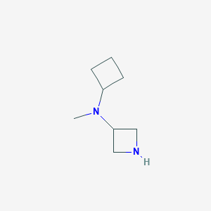molecular formula C8H16N2 B8517071 N-cyclobutyl-N-methylazetidin-3-amine 