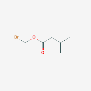 molecular formula C6H11BrO2 B8517126 Bromomethyl 3-methylbutanoate CAS No. 64430-56-4