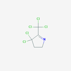 4,4-Dichloro-5-(trichloromethyl)-3,4-dihydro-2H-pyrrole