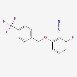 2-Fluoro-6-(4-trifluoromethylphenylmethoxy)-benzonitrile