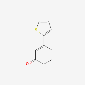3-(Thiophen-2-yl)cyclohex-2-enone