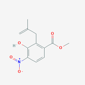 Methyl 3-hydroxy-2-(2-methylallyl)-4-nitro-benzoate