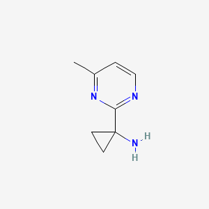 1-(4-Methylpyrimidin-2-yl)cyclopropanamine