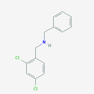 molecular formula C14H13Cl2N B085178 N-benzyl-1-(2,4-dichlorophenyl)methanamine CAS No. 14501-87-2