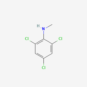 molecular formula C7H6Cl3N B8517832 2,4,6-Trichloro-N-methylaniline CAS No. 35114-02-4