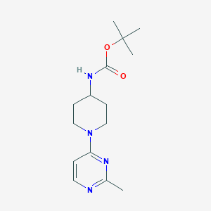 [1-(2-Methyl-pyrimidin-4-yl)-piperidin-4-yl]-carbamic acid tert-butyl ester