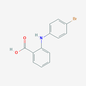 molecular formula C13H10BrNO2 B085180 2-(4-Bromoanilino)benzoic acid CAS No. 13278-38-1