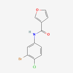 N-(3-Bromo-4-chlorophenyl)-3-furamide