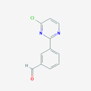 3-(4-Chloro-2-pyrimidinyl)benzaldehyde