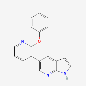 1h-Pyrrolo[2,3-b]pyridine,5-(2-phenoxy-3-pyridinyl)-