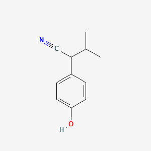 2-(4-Hydroxyphenyl)-3-methylbutyronitrile