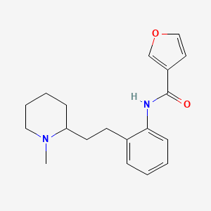 N-{2-[2-(1-Methylpiperidin-2-yl)ethyl]phenyl}furan-3-carboxamide