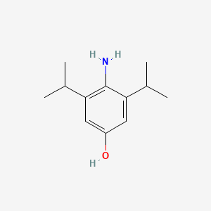 molecular formula C12H19NO B8518110 4-Amino-3,5-diisopropylphenol 