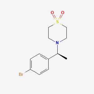 4-[(S)-1-(4-Bromo-phenyl)-ethyl]-thiomorpholine 1,1-dioxide