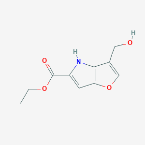 ethyl 3-hydroxymethyl-4H-furo[3,2-b]pyrrole-5-carboxylate