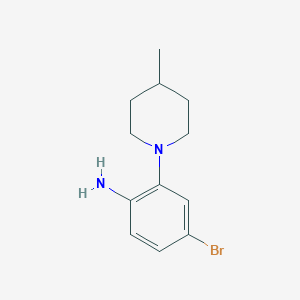 4-Bromo-2-(4-methyl-piperidin-1-yl)-phenylamine