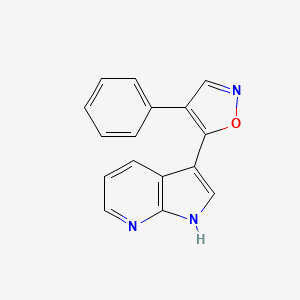 3-[4-Phenyl-isoxazol-5-yl]-1H-pyrrolo[2,3-b]pyridine