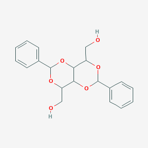 molecular formula C20H22O6 B085182 Benzylidene iditol CAS No. 13265-76-4