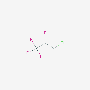 molecular formula C3H3ClF4 B8518200 1-Chloro-2,3,3,3-tetrafluoropropane CAS No. 151771-09-4