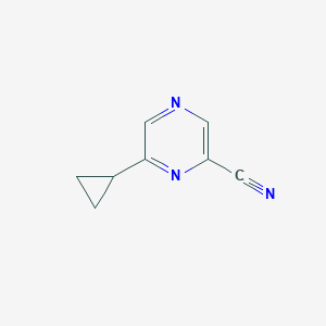 6-Cyclopropylpyrazine-2-carbonitrile