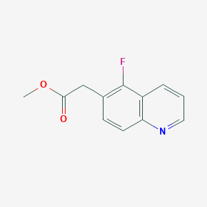 (5-Fluoro-quinolin-6-yl)-acetic acid methyl ester