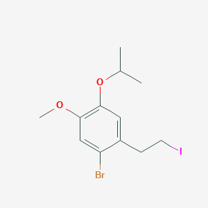 1-Bromo-2-(2-iodoethyl)-4-(1-methylethoxy)-5-methoxybenzene