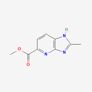 molecular formula C9H9N3O2 B8518437 Methyl 2-methyl-3h-imidazo[4,5-b]pyridine-5-carboxylate 