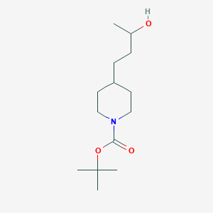 molecular formula C14H27NO3 B8518441 Tert-butyl 4-(3-hydroxybutyl)piperidine-1-carboxylate CAS No. 919360-50-2