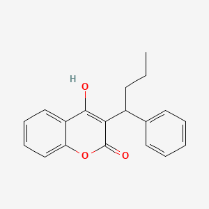 4-Hydroxy-3-(1-phenylbutyl)-2H-1-benzopyran-2-one