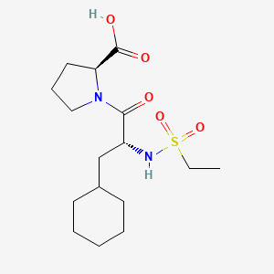 3-Cyclohexyl-N-(ethanesulfonyl)-D-alanyl-L-proline