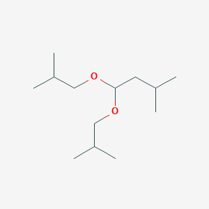 molecular formula C13H28O2 B085186 1,1-Di-isobutoxy-3-methylbutane CAS No. 13439-98-0