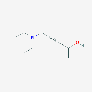molecular formula C9H17NO B085189 5-(Diethylamino)pent-3-yn-2-ol CAS No. 10575-26-5