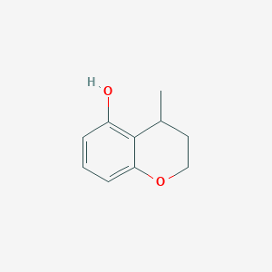 molecular formula C10H12O2 B8518933 4-Methylchroman-5-ol 