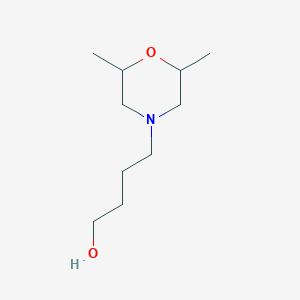4-(4-Hydroxybutyl)-2,6-dimethylmorpholine