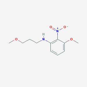 3-methoxy-N-(3-methoxypropyl)-2-nitroaniline
