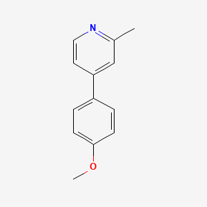 Pyridine,4-(4-methoxyphenyl)-2-methyl-